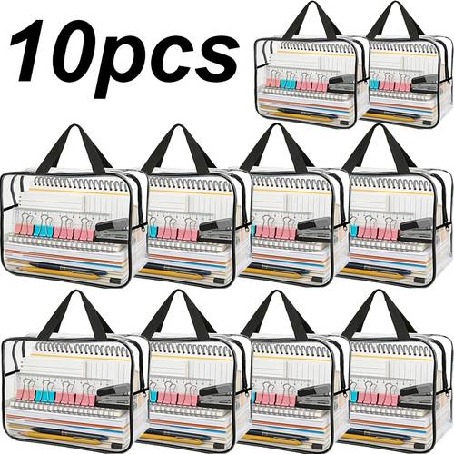 item picture this set 10 durable plastic storage bags with zippers ideal for organizing travel items clothing office supplies and other household necessities are essential for homes and apartments