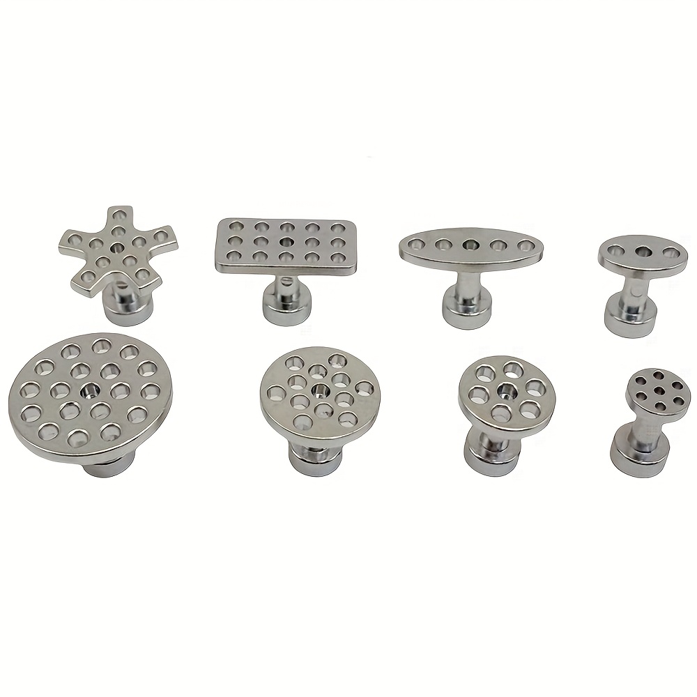 TEMU Set Of 8 Tools For Repairing Dents Without Paint, Including Glue Puller Tabs And Hail Damage Removal Tools For