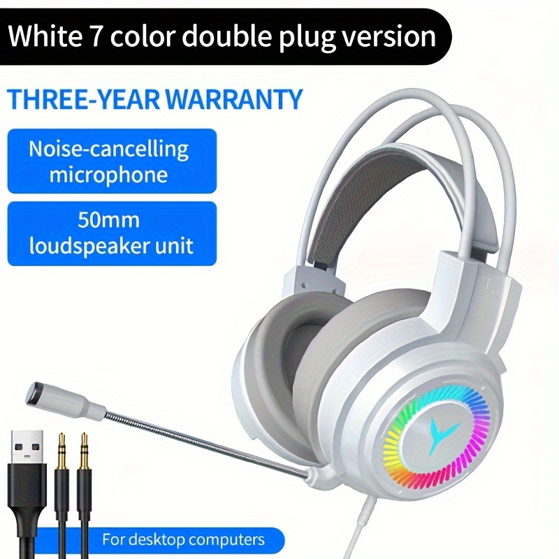 Auriculares Juego K6 Puerto Tipo C Micrófono Cascos Cable - Temu Chile