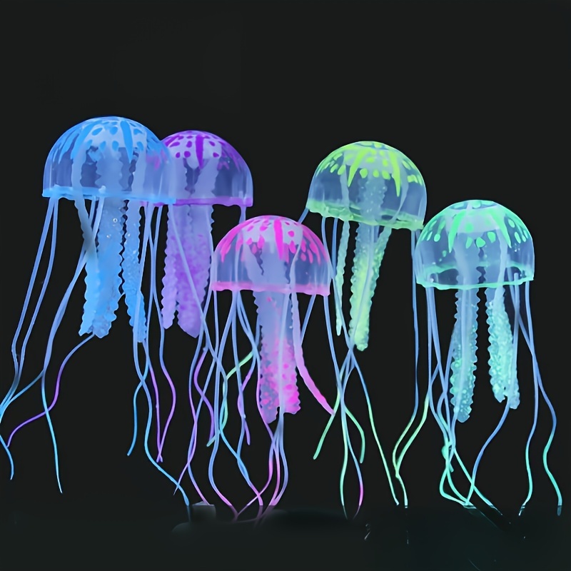 

1pc Tank Decoration, Fluorescent Simulation Decoration, Tank Decoration, Tank