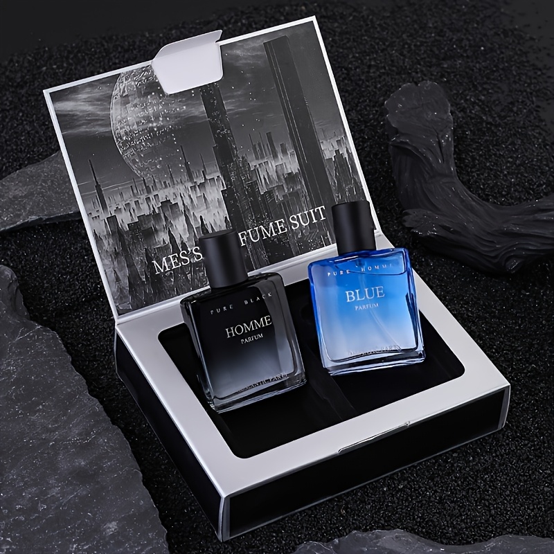 Men'S Fragrance, Men'S Suit with Light Woody Aromas of Lemon, Jasmine, Lavender And Cedar for Dates, Parties And Couples. for Friends, Family And Couples. Best Gifts for Halloween, Christmas, Black Friday - 1.01 Oz * 2Perfect Gift - Image 3