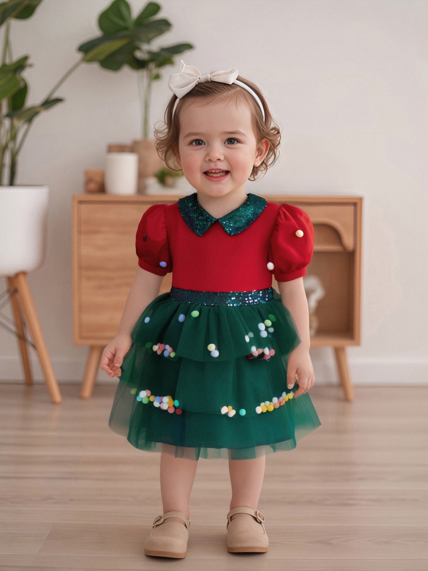 toddler girls sequin dress sold on Temu United States