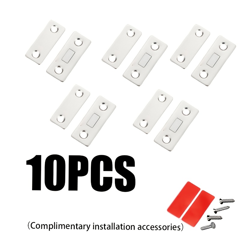 10pcs No Hole Cabinet Door Magnets Drawer Invisible Magnets Mini Cabinet Magnets For Protecting Your Furniture And Cabinets