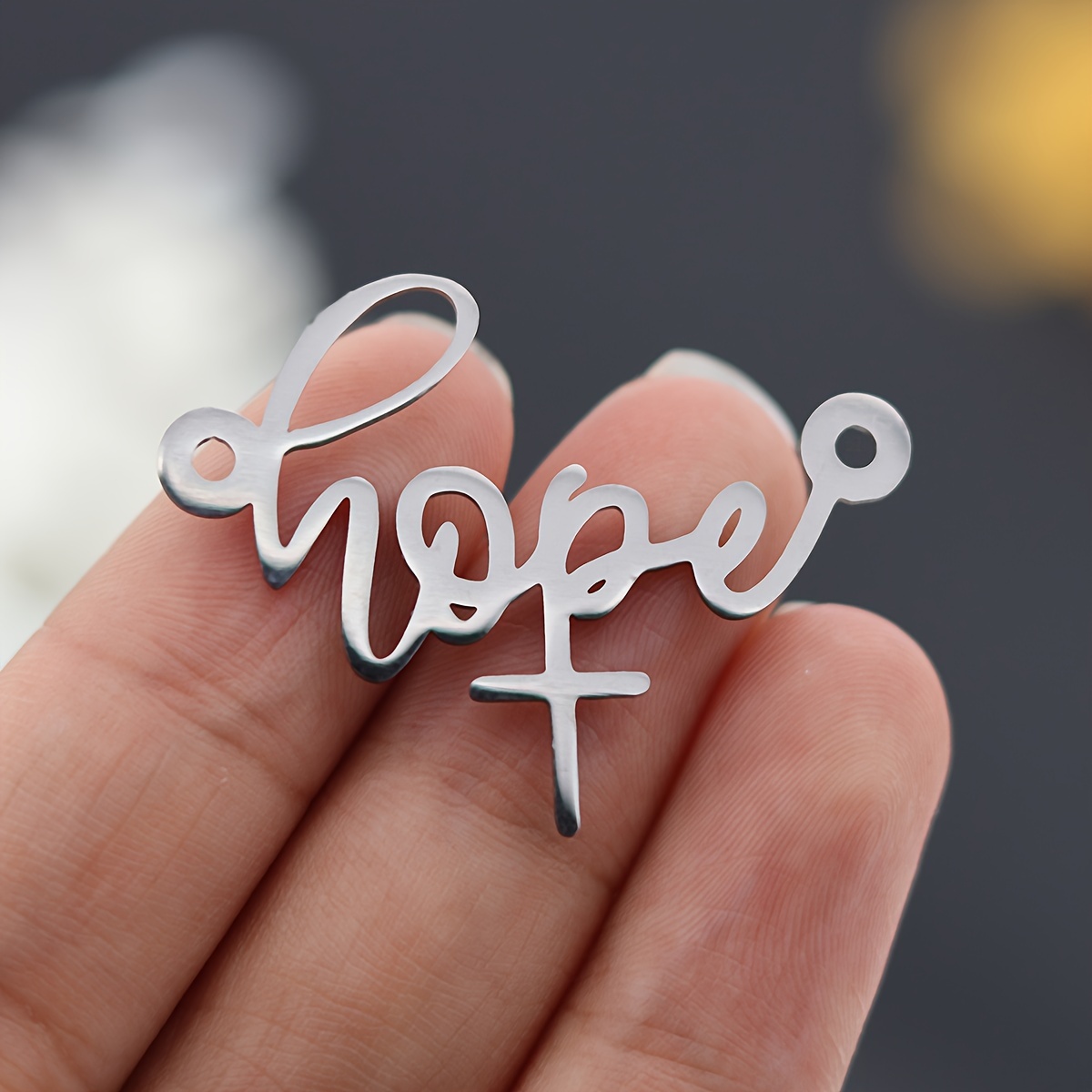 3pcs Classic Cross Art Line Charms for DIY Jewellery Making