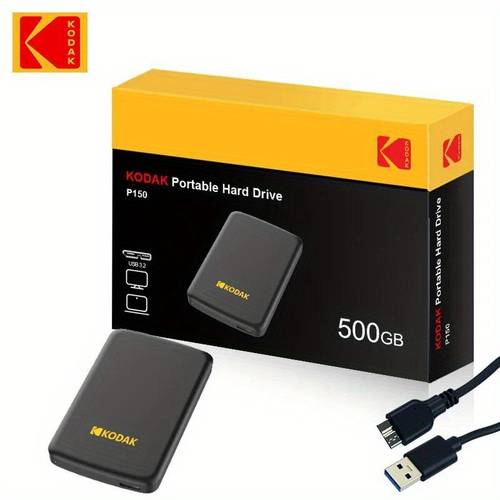 hdd 500gb 2 5 inch portable external hard drive usb 3 0 interface 5 transmission speed suitable for laptops pcs ps4 plug and play reliable data backup portable storage solution