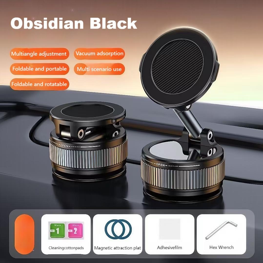 Upgraded Vacuum Magnetic Phone Holder In 2025 Adopts Strong Magnetic Suction, 360 ° Rotation Folding, And 1 Handed Operation