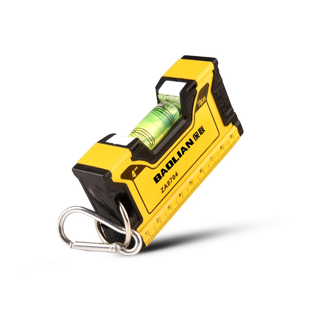 TEMU 1 Mini Spirit Level, High-precision Strong Magnetic Mini Level Meter, , Compact And Portable, Single , For Woodworking Measurement, Door Frame