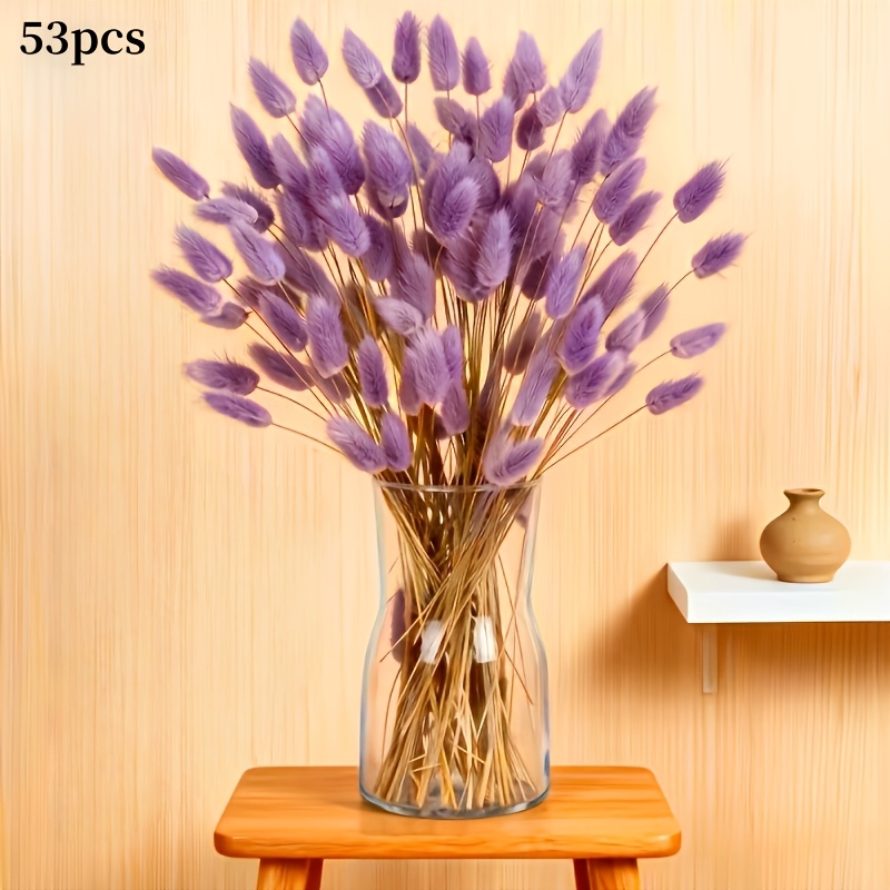 TEMU 53pcs Artificial Bohemian Reed Bouquets, Suitable For Weddings, Parties, Flower Garlands, Easter, Christmas, Thanksgiving, Home, Living Room,