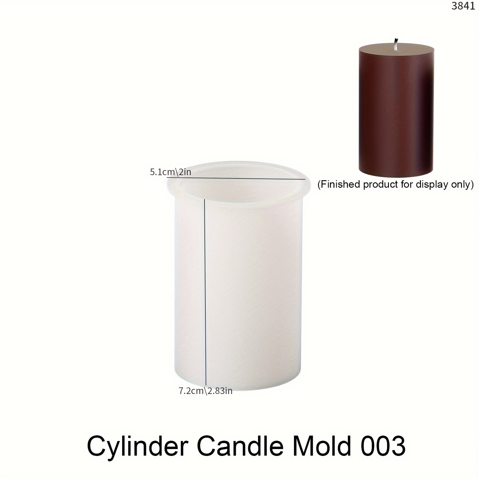 Hexagonal Cylindrical Silicone Candle Mold Geometric Column Gypsum Resin Mould Making Tool Texture Candle Gypsum Resin Molds Home Decor