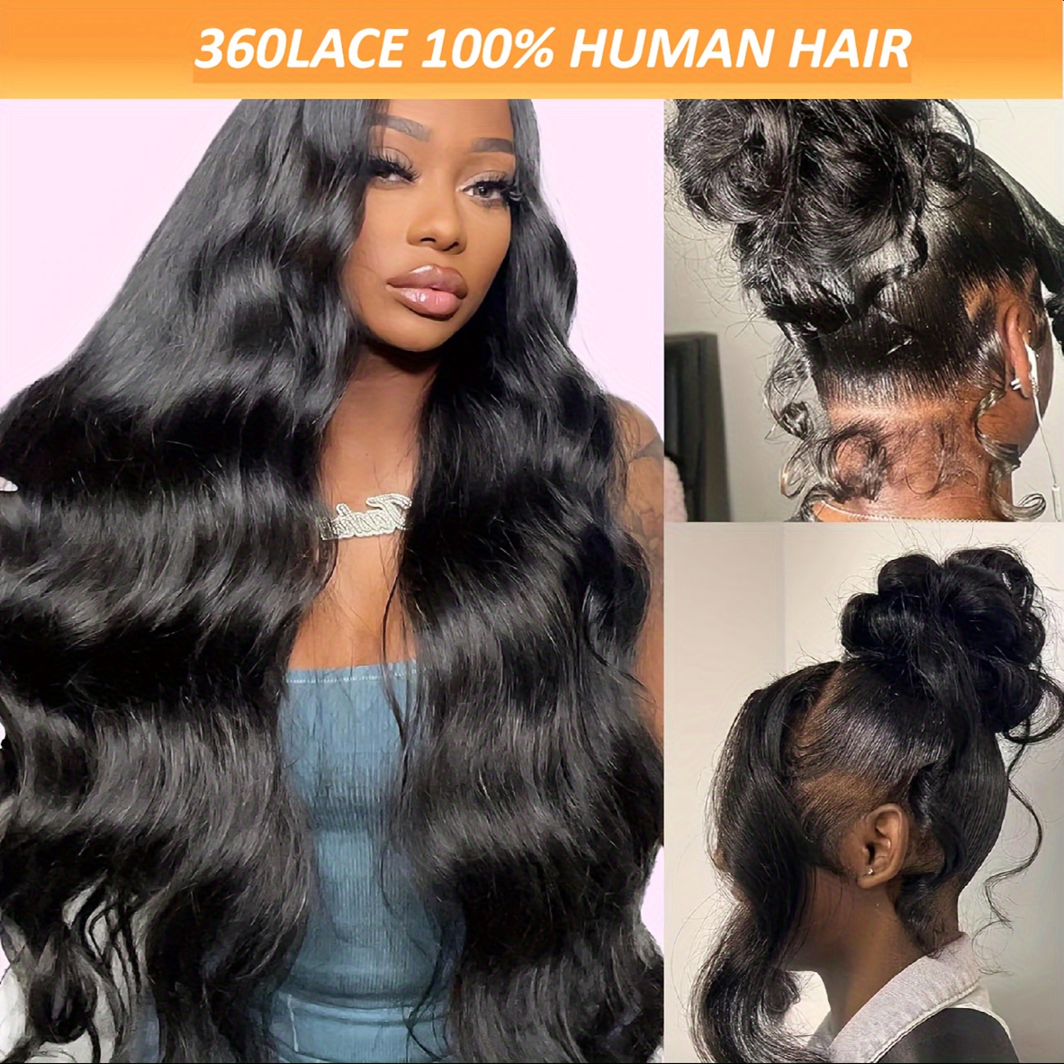 360 Transparent Lace Front Wigs Baby Hair Pre Plucked Curly - Temu