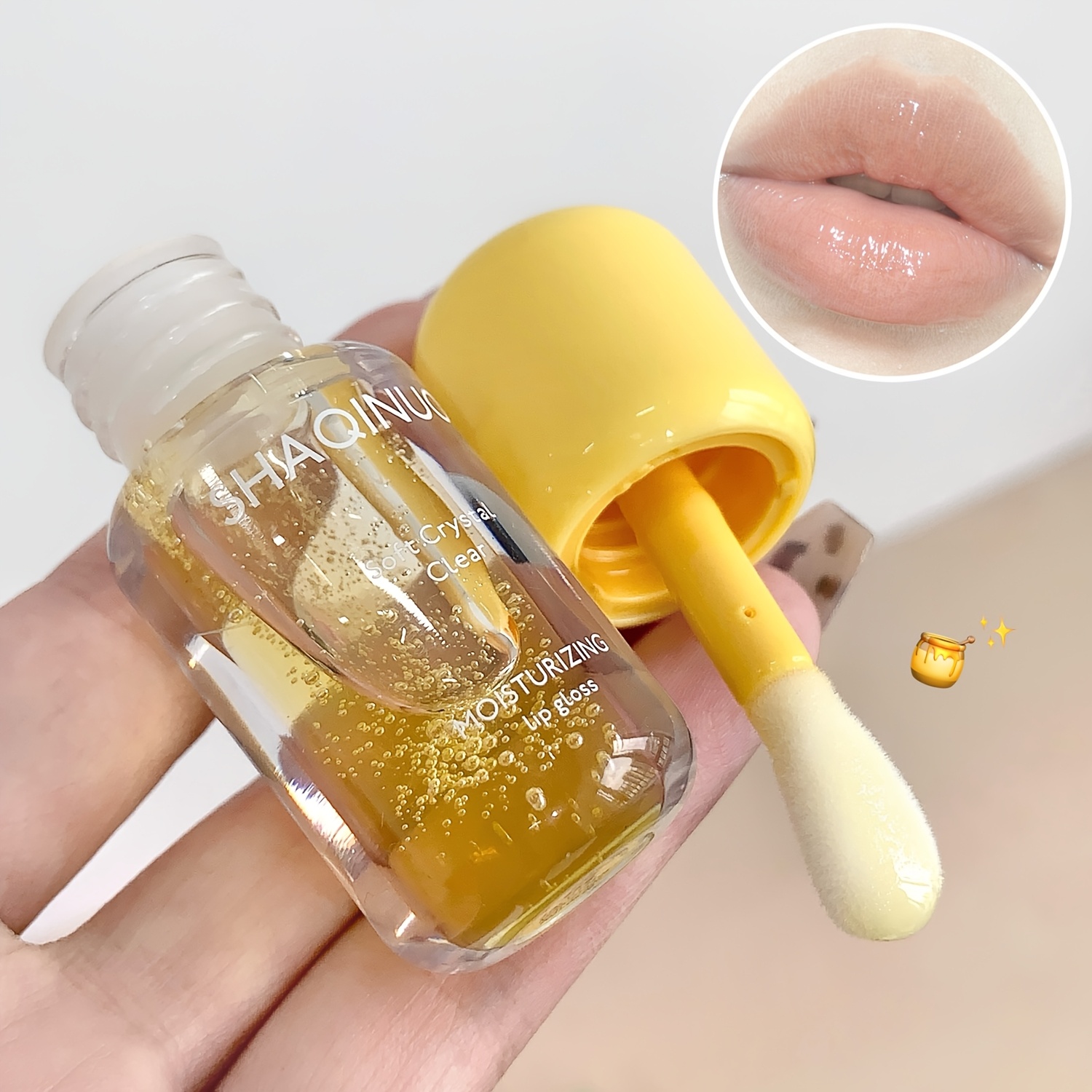 Moist Crystal Clear Lip Gloss for Watery Glass Lip Effect
