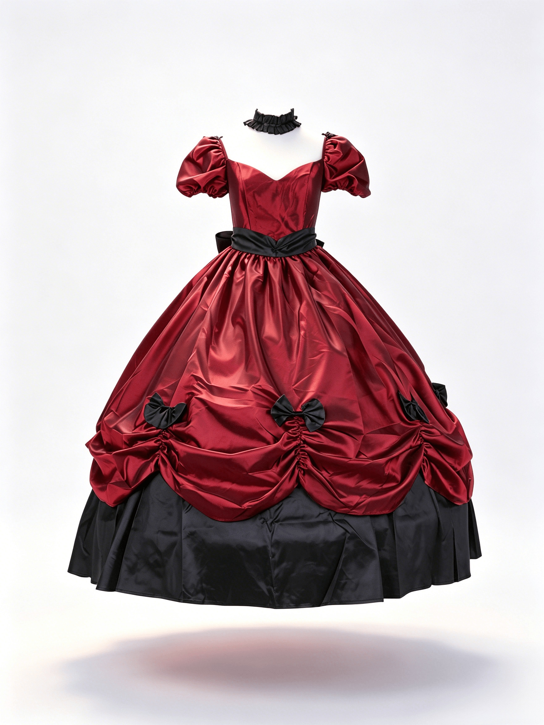 Halloween Costume Medieval Victorian Lolita Style Style Dress with Bows, Court Gown, Ball Gown, Western Fantasy Role-Playing Outfit, Masquerade Costume, Party Attire, And Cosplay Outfit