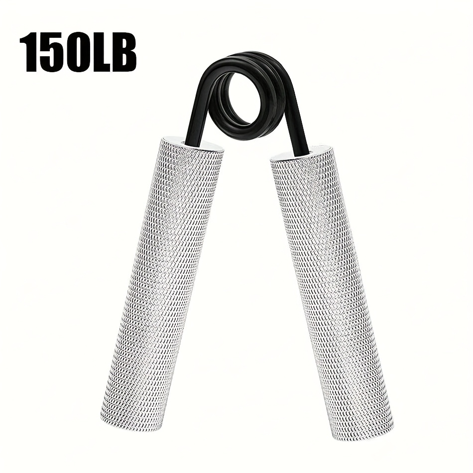 TEMU Lingpeng 50-300lb Resistance , Solid Aluminum Handle And Anti Rust Coated Spring, Anti Slip Texture Grip, Male And Female Strength Training Tool