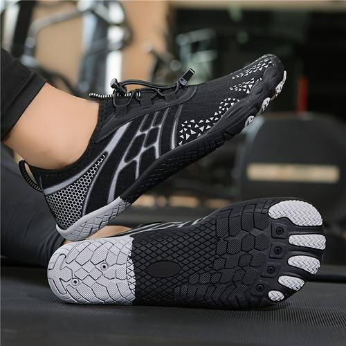 Men s Lightweight Amphibious Water Shoes - Low-Cut Non-Slip Barefoot Suitable for Fishing, Surfing, Hiking, Beach & Swimming | Breathable Outdoor Sneakers with Sole for Water, Traction Sand and Land Use