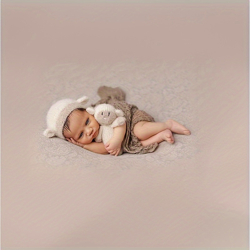 conjunto adorable gorro crochet oso niños pequeños Temu Mexico