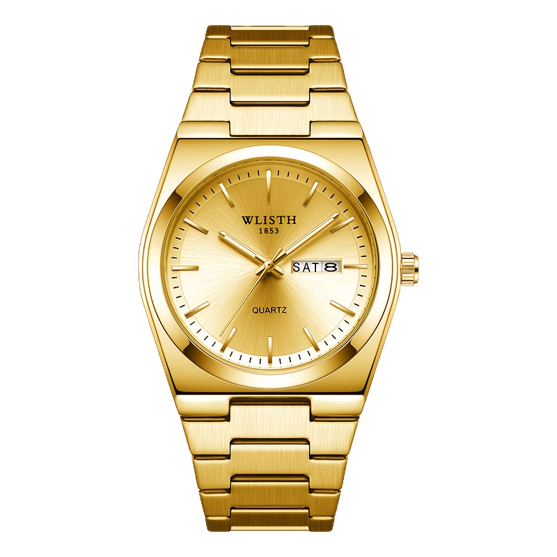 TEMU A Men's , Glowing Sports Quartz Watch, Stylish Wristwatch For Men, Standard Gear For Gentlemen. Date Adjustable In Multiple Languages.