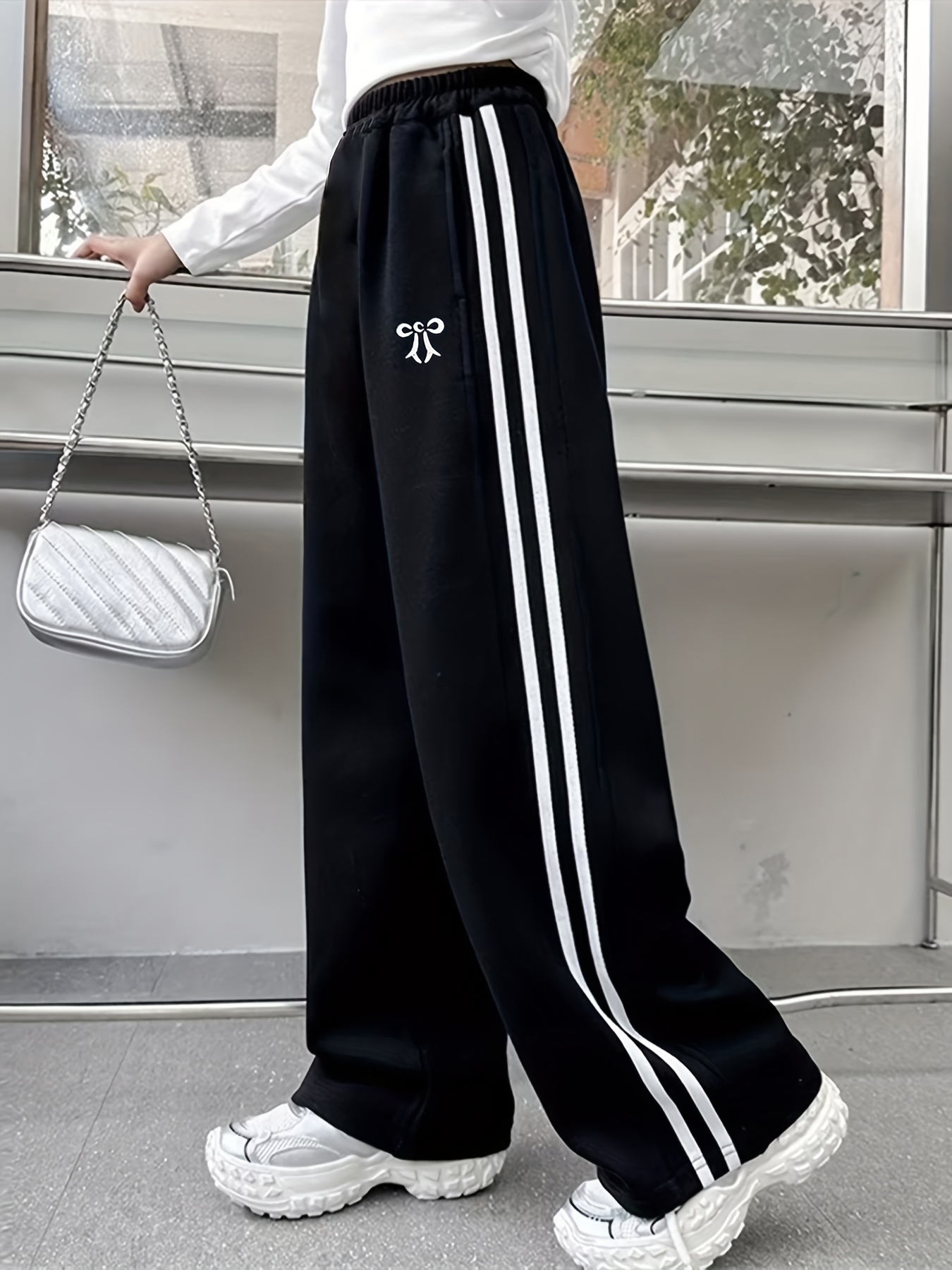 トップス 9090girl Logo Girl Sweat Pants 90 Logo Original Sweat Pants (9090 Girl) (Scheduled to be