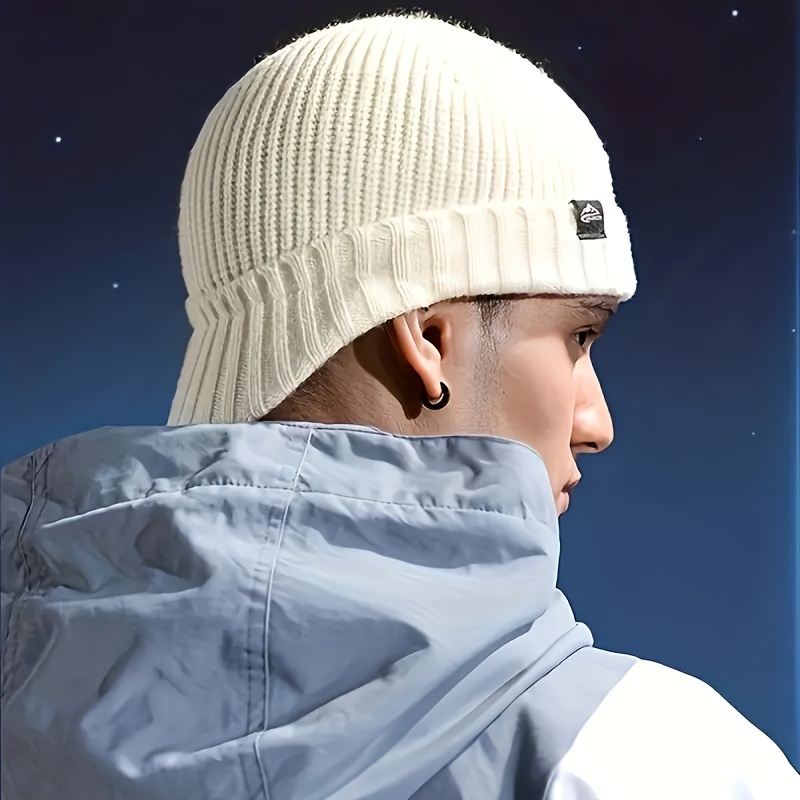 

Warm And Breathable Men's Fashionable Knitted Hat For Autumn And Winter, Duckbill Hat