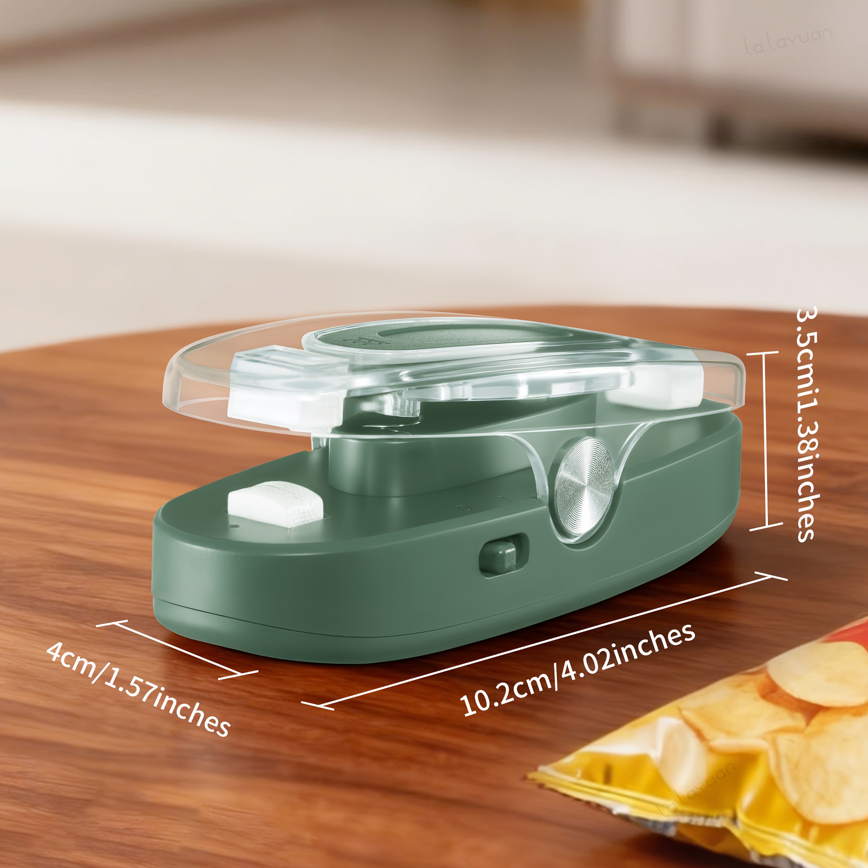 TEMU Commercial 3-in-1 Mini Bag Sealer, Usb C Rechargeable Heat Seal, Portable Bag Resealer For Plastic Bags, Built-in Cutting Blade, Led Indicator