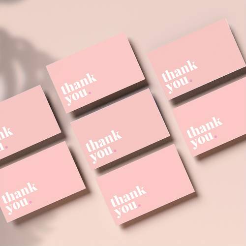 200 support thank you cards customer business supplies cards suitable for online retailers stores with messages written on the back