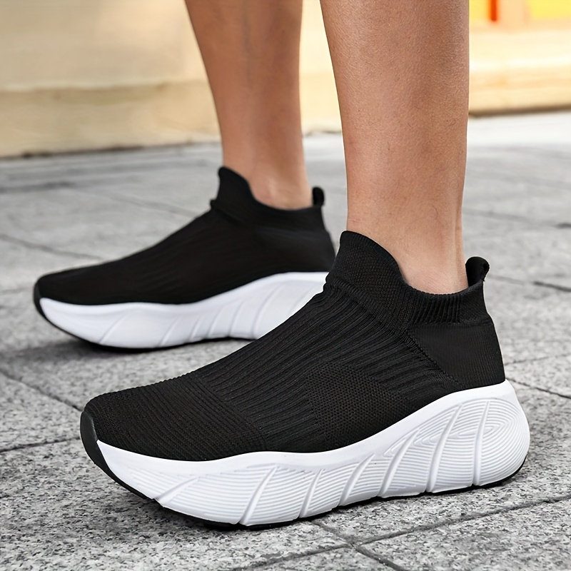 Plus-Size Knitted Shoes, Couple'S Shoes, Popcorn Breathable Casual Footwear