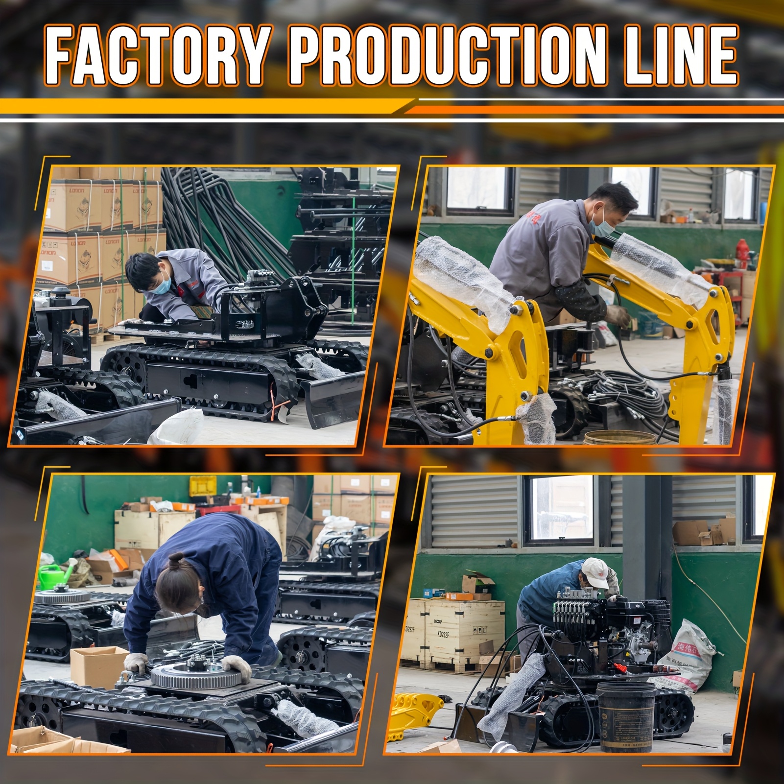 mini skid   loader 13 5   engine compact track loadercompact track loader for   snow clearing multi functional bulldozer shovel engineering vehicle for   gardens park     Product details 8