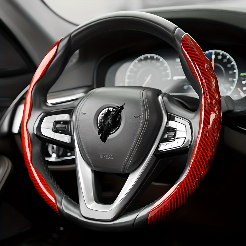 TEMU Microfiber Car Steering Wheel Cover