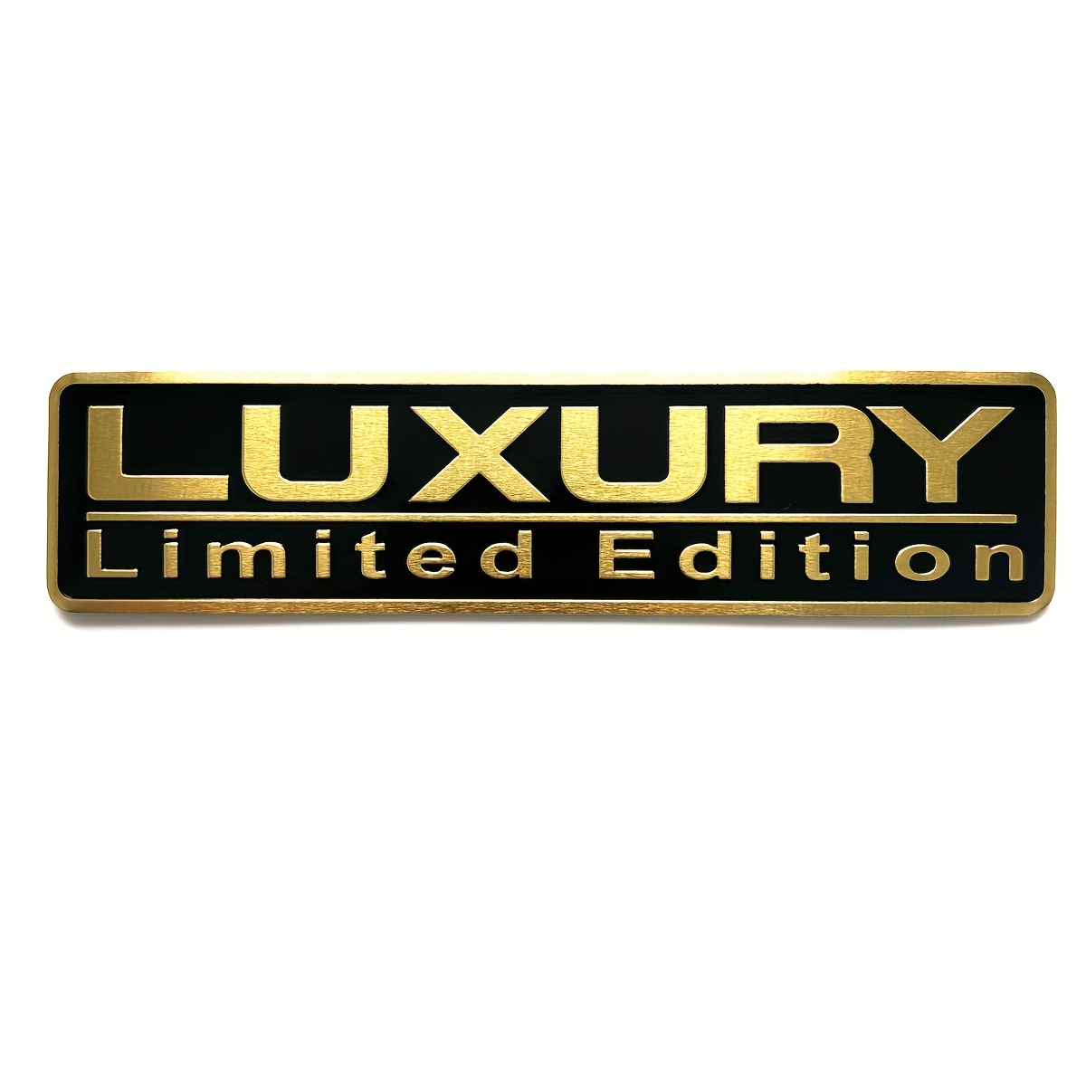 TEMU Luxury Edition Metal Car Emblem Sticker, Suitable For Car Trunk Rear Side Body Decorative Decal Accessories