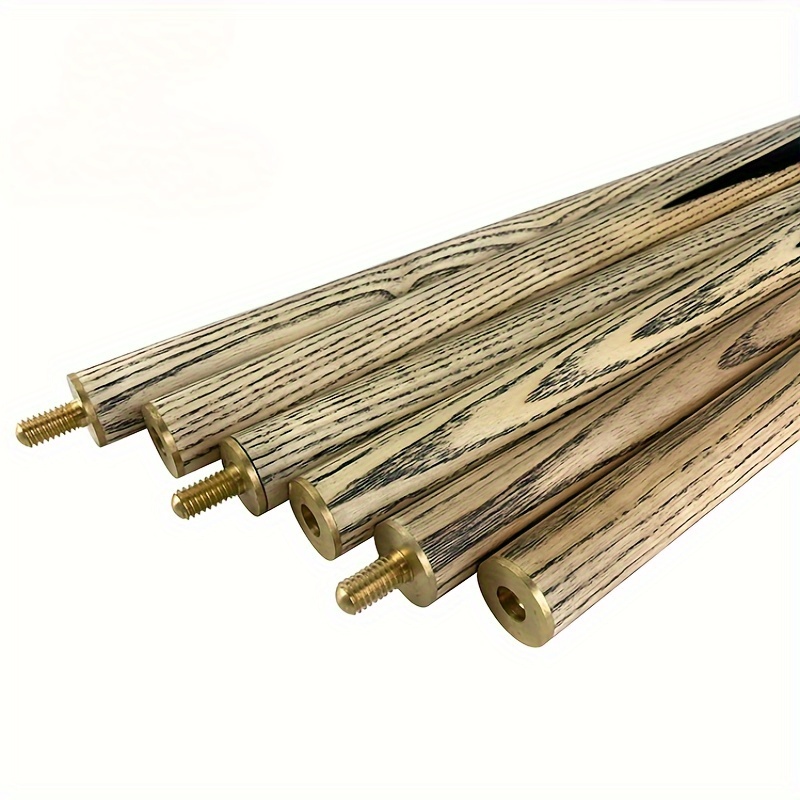 Universal English Snooker Cue, 10Mm Small Tip Cue, Cue for Billiard Clubs. Made of Ash Wood, a Two-Section Cue with Excellent Feel, Brass Joint And Brass Hoop