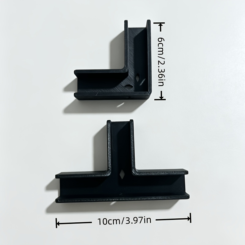 TEMU 2pcs Set, Thickened L-shaped And T-shaped Cabinet Auxiliary Clamps Suitable For 15mm Wood Panels, Solid Wood Furniture Reinforcement Additions,