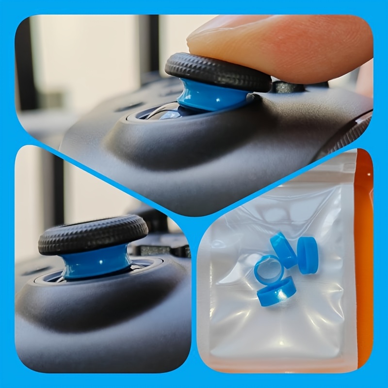TEMU Copri Leva di Protezione Antiusura con Scanalature per Controller PS5/Switch/, Resistente all'Usura per Gamepad PS5/Switch/, Accessorio da Gioco