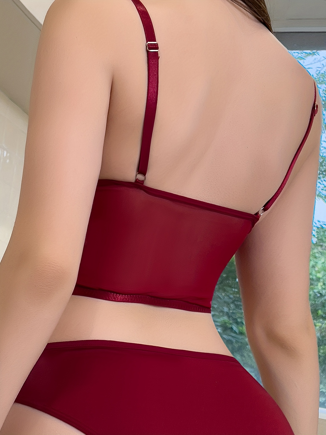 Women'S Sexy Mesh-Trimmed Corset with 3D Butterfly Design - Black, Adult-Sized Bra with Straps, Wireless, No Padding, Perfect for Adult Fashion, Adult Fashion Accessory|Butterfly Pattern|Wireframe Br