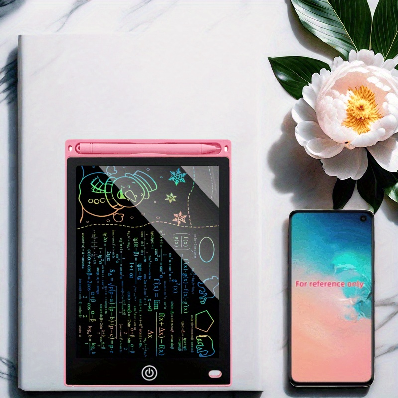 La tableta de escritura LCD está disponible en tamaños de 6.5, 8.5, 12 y 40.64 cm, atendiendo a diversas necesidades. Permite borrar fácilmente con un clic los garabatos, lo que permite la creatividad en el dibujo, cálculos, notas y borradores. - Imagen 30