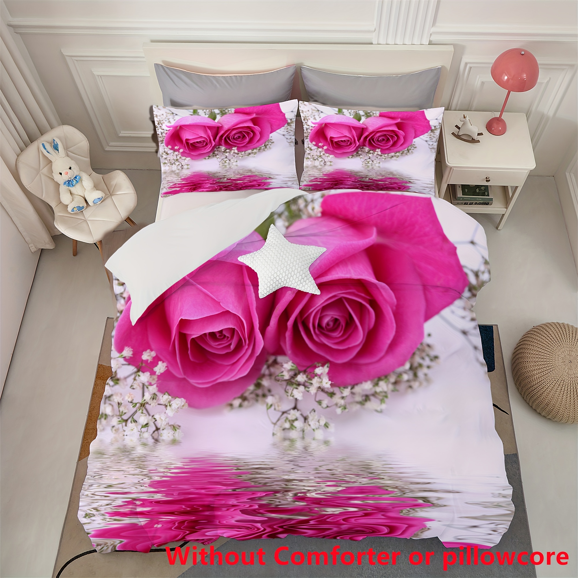 2/3pcs Duvet Cover Set - Breathable & Soft Polyester, With Pillowcases (includes 1 Depending On Piece), Perfect For Bedroom & Decor