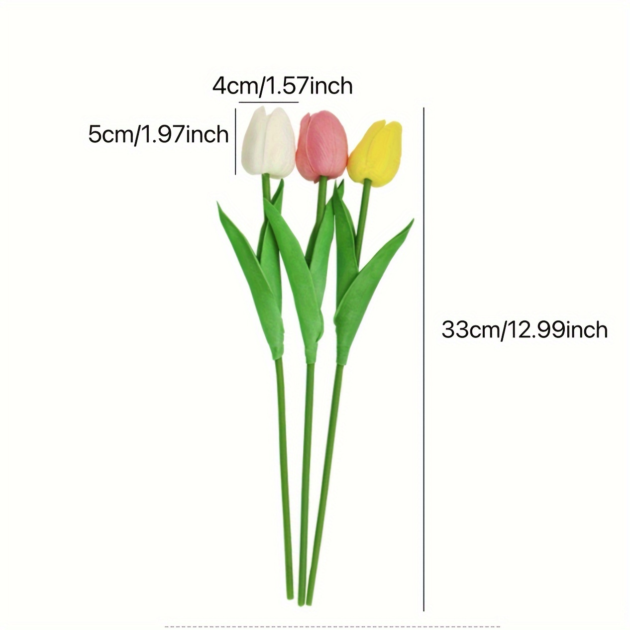 Flores Artificiais De Tulipa Para Decoração De Casamento E Noivado ...