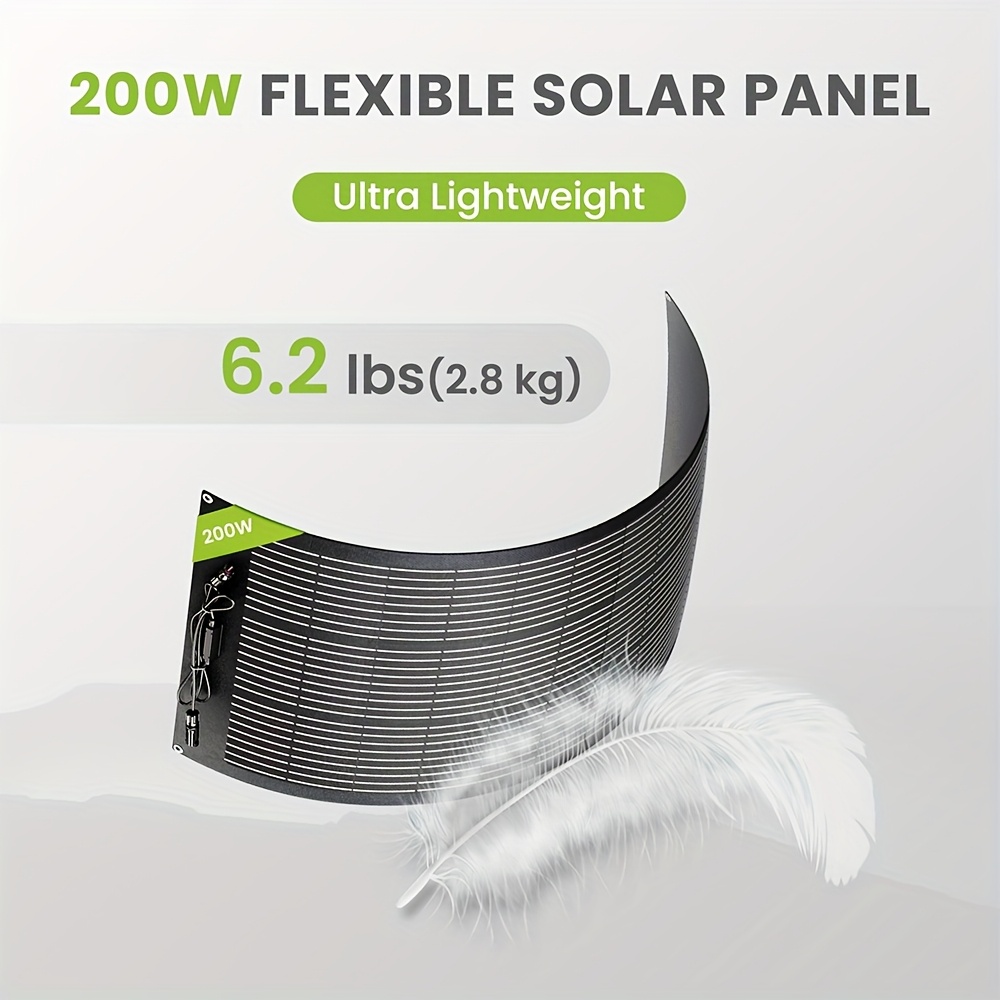 flexible solar panel sold on Temu United States
