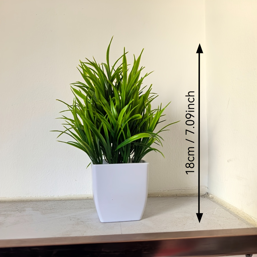 Charming Mini Artificial Potted Plant for Home Decor