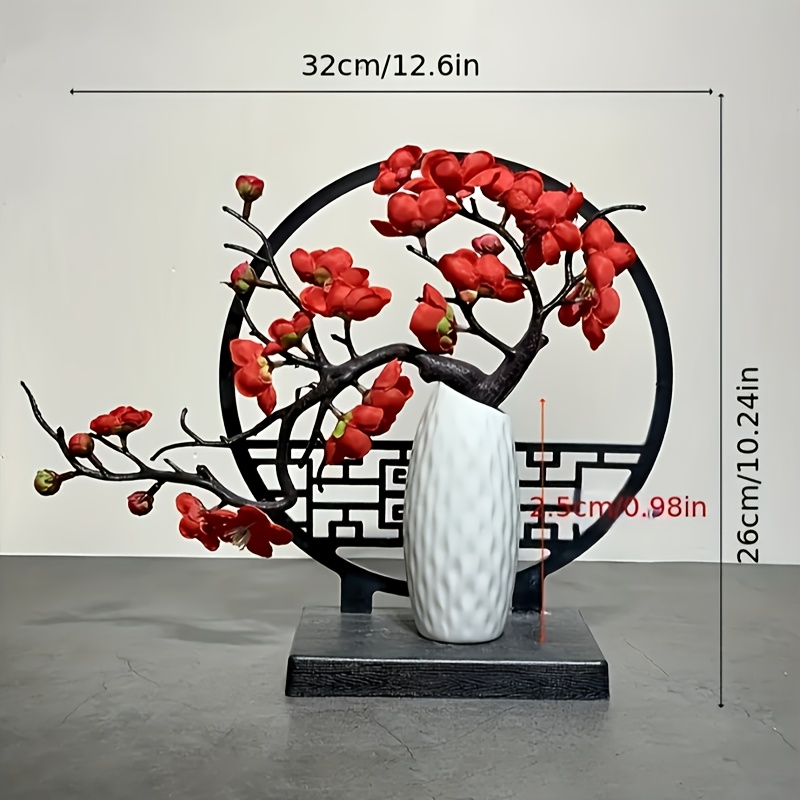 1 set elegante knstliche pflaumenblten topfpflanze - Temu Austria