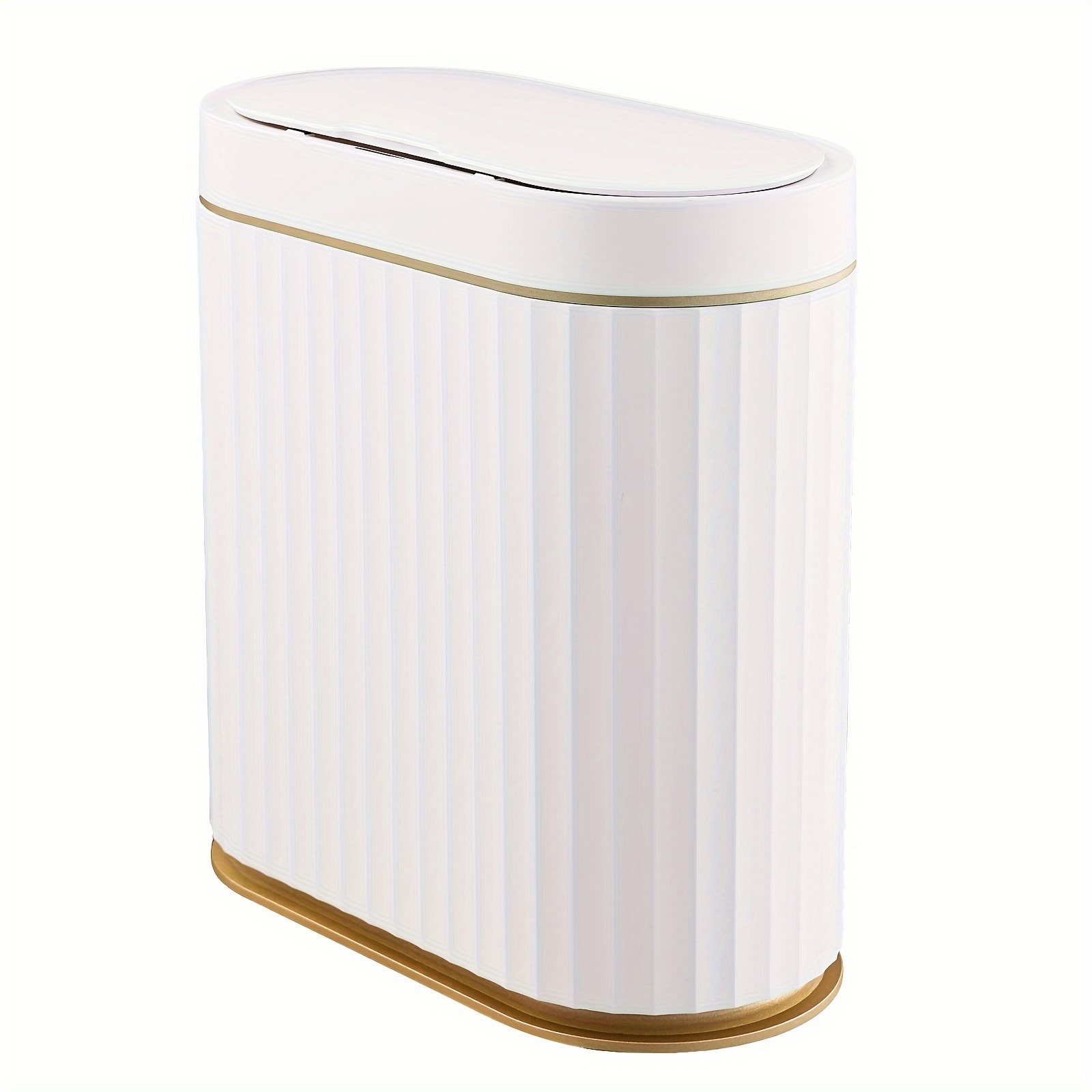 

Motion Sensor Trash Can - Elpheco 9.5 Litres Waterproof Motion Sensor Trash Can, 2.5 Gallon Bathroom Trash Can, Garbage Bin For Kitchen And Office Use