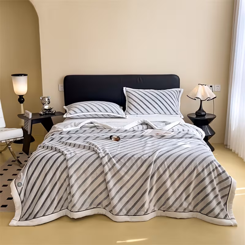 1pc of comfortable beige friendly milk velvet blanket warm bedding for autumn and winter machine washable and outdoor portable suitable for hotel and home use single blanket pillowcase not included winter blanket nautical theme cozy throw durable material velvet fabric warm coverlet snug wrap hotel guests Product details 0