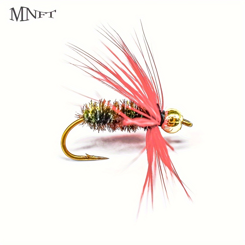 item picture   10pcs 10   golden bead head fairy body trout fishing bait