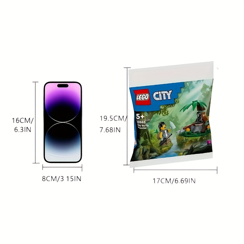 European Version, LEGO Gorilla Encounter 30665, Suitable for Home Decor Items, Great Gift for Holiday