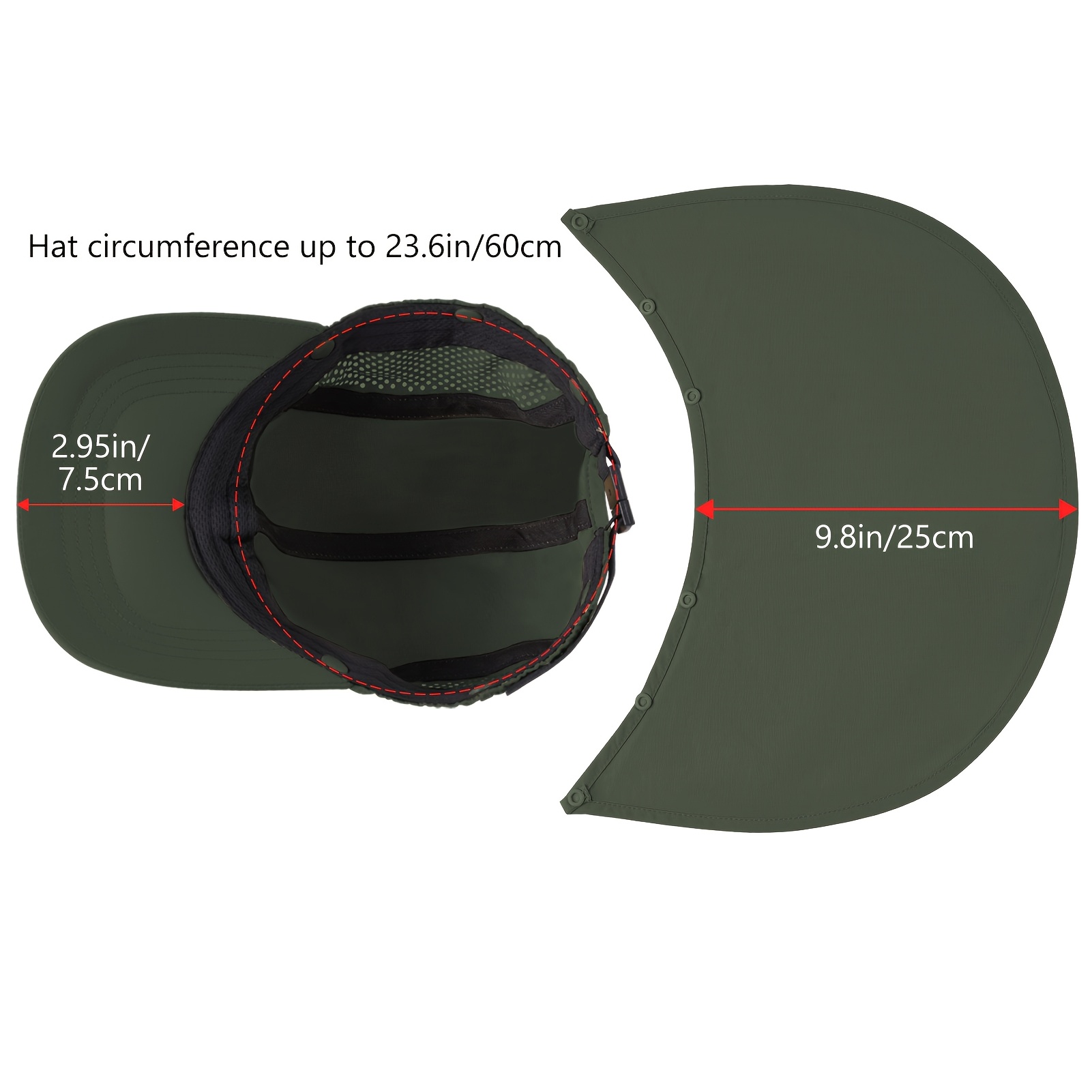 BASSDASH Foldable Fishing Hat