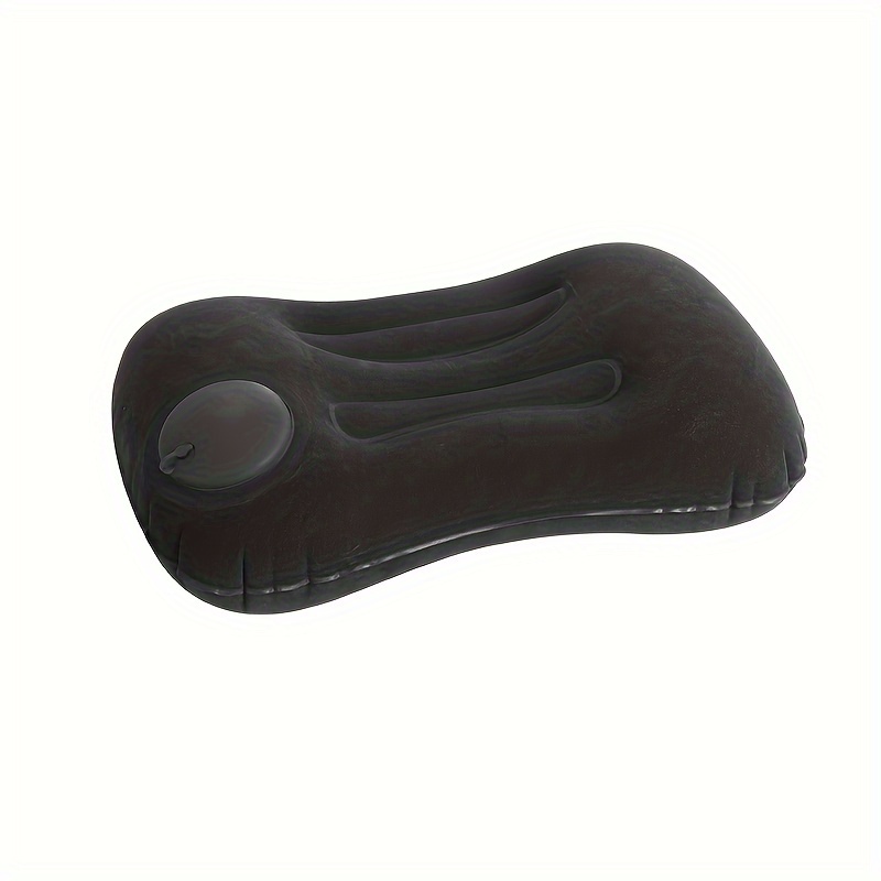 TEMU 1pc Multifunctional Inflatable Pillow For Travel, Home, Work, And Camping - Foldable And Portable Press Type Neck Pillow For Comfortable Sleep