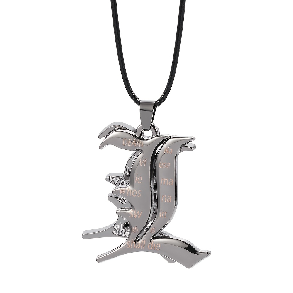 TEMU 1pc Japanese Anime Merchandise Letter "l" Pendant Creative Car Hanging Ornament