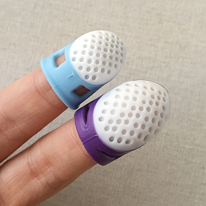 3pcs/1set Sewing Thimble Set - Durable and Sturdy, Adjustable Sizes for Embroidery and Needlework