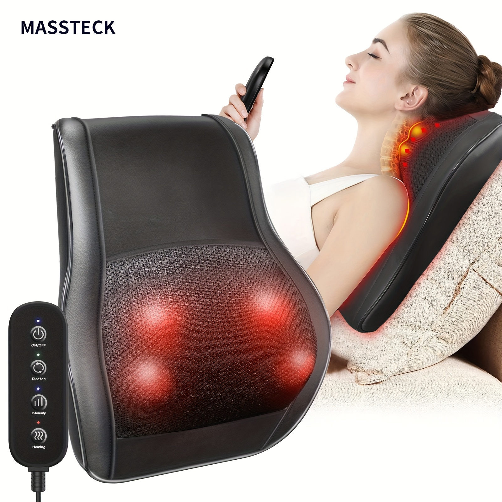 Back Massager Featuring Heat