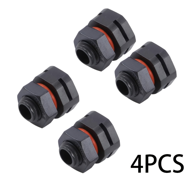 TEMU 4pcs Dustproof Breather Screw Air Vent - Pressure Reducing Valve, Lightning Arrester Plug For Moisturizing And Control Of External Electrical