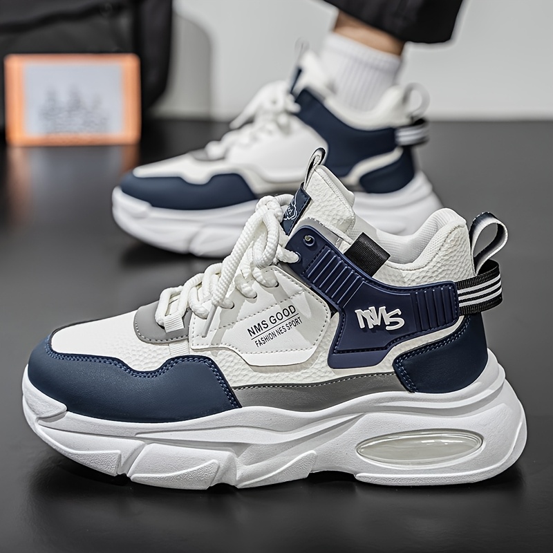 Zapatos para Hombre 2025 Nuevos Zapatillas Casuales de Invierno, Zapatillas de Papá con Suela Gruesa y Absorción de Impacto Versátiles para Adolescentes y Adultos