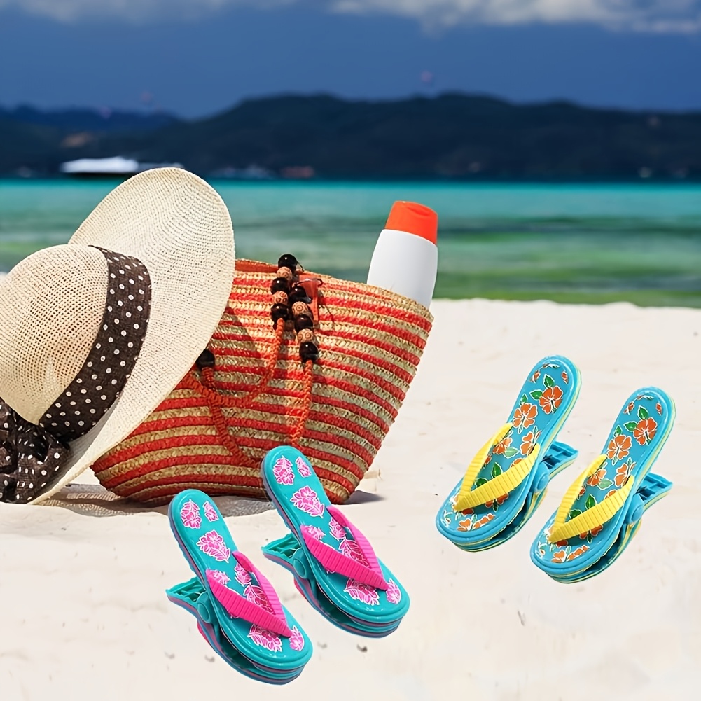 Lot De 8 Grandes Pinces à Serviettes Pour Chaise De Plage, Pinces à Linge En Plastique